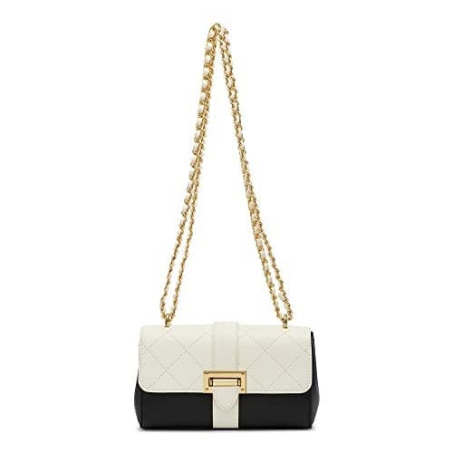 Miraggio Estelle Crossbody/Shoulder Bag with Convertible Sling (Black)