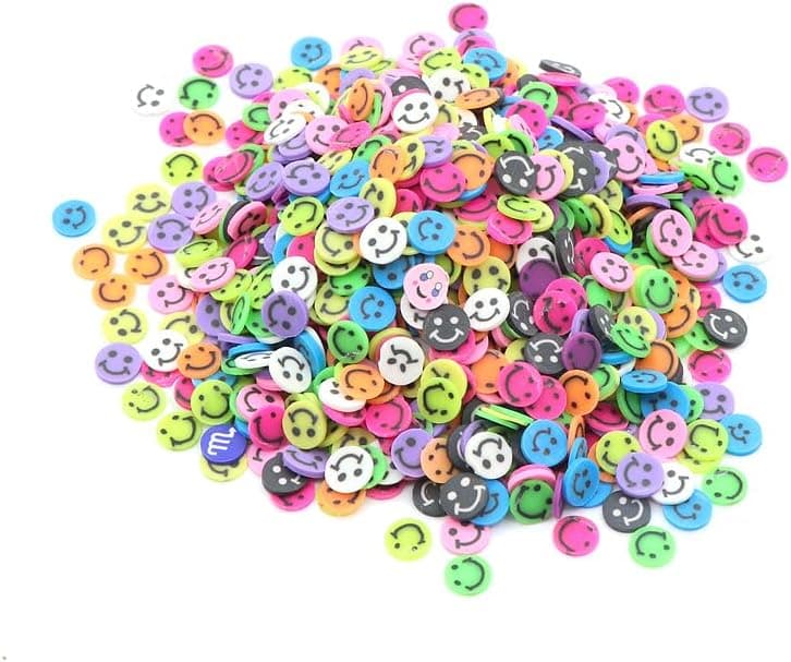 20g 5mm Mix Fruit Flower Animal Heart Cat's paw Letter Constellation Polymer Clay Slices Sprinkles Soft Clay Nail Shaker DIY Craft Slime Crystal Filler Accessories (06)