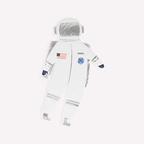 Meri Meri Astronaut Napkins Pack of 16 Thick Absorbent 3Ply Paper Napkins Disposable