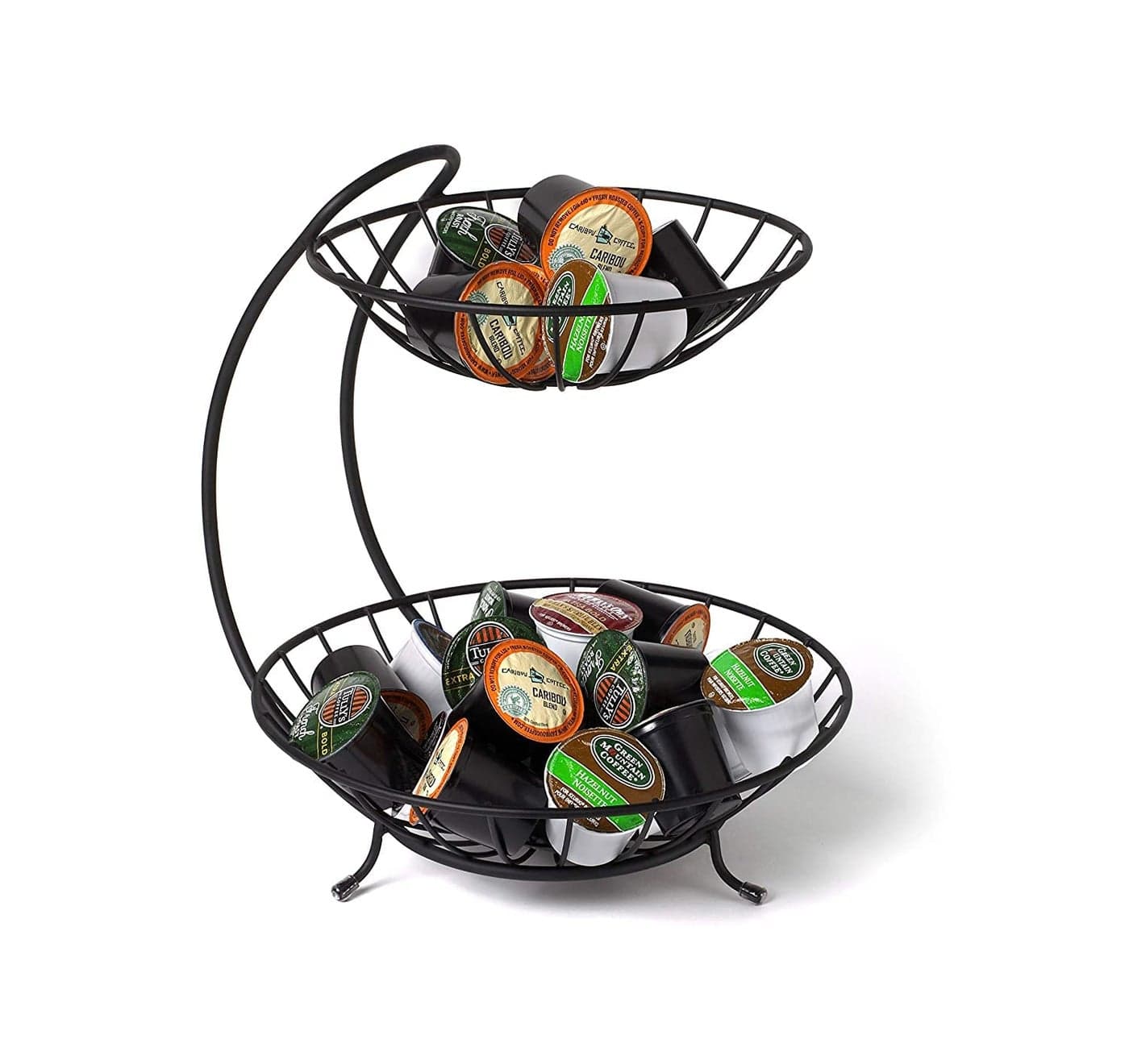 R Ayurveda Copper Fresh Fruit and Vegetable 2 Tier Basket(Set of 1)