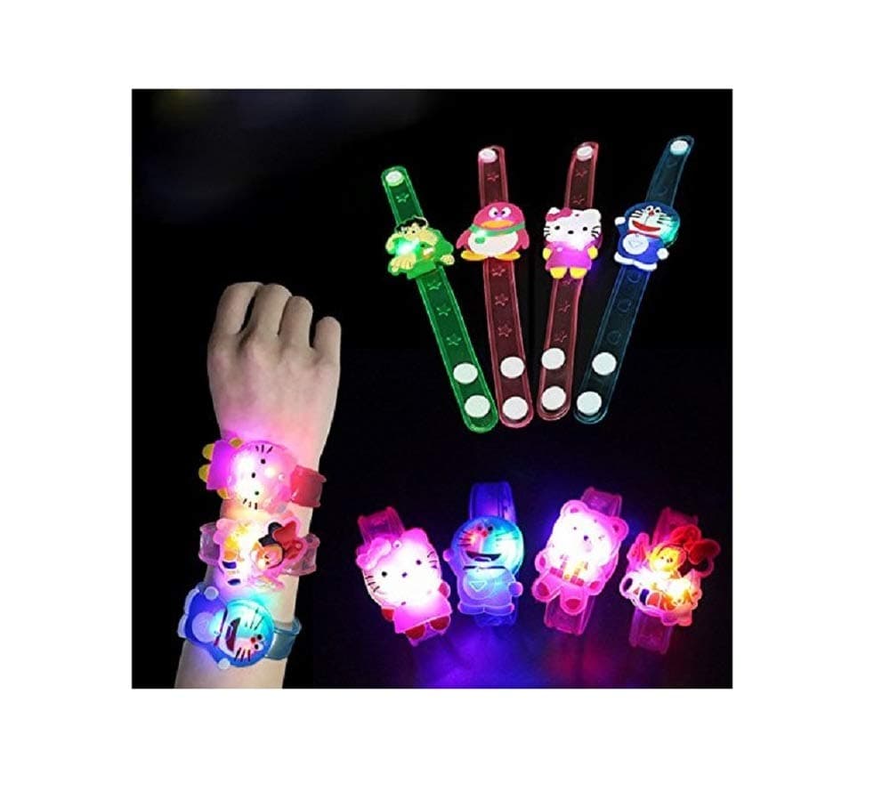 Pappi Set of 24 Assorted Cartoon Characters Fun Led Light Bracelets Gifts for Kids