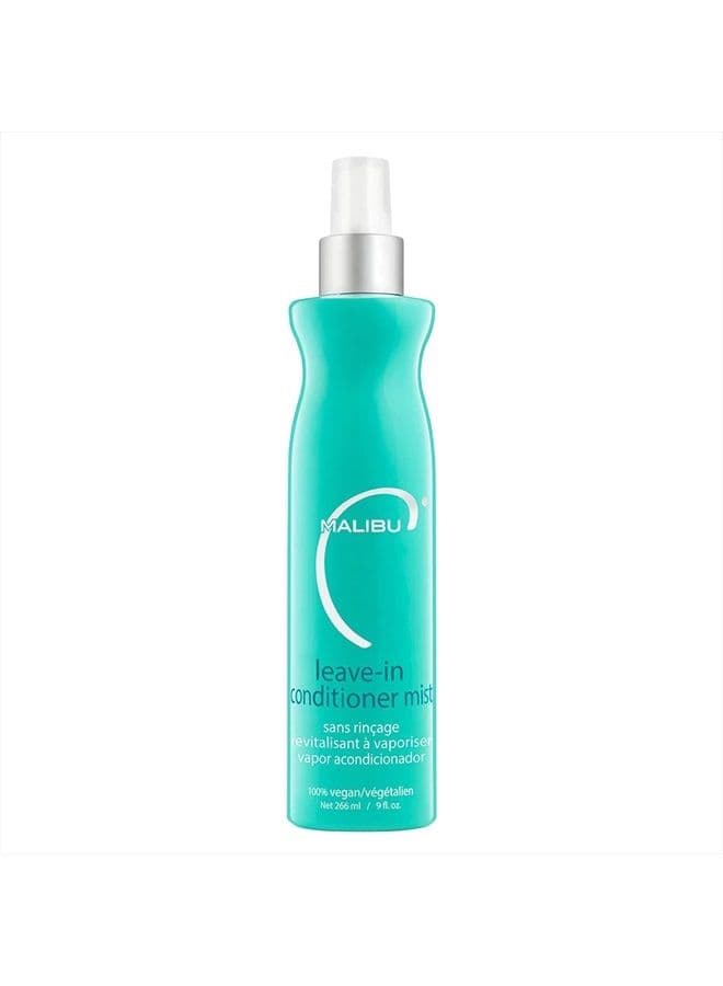 Vegan, Sulfate-Free Leave-In Conditioner Hair Mist - Detangling Hair Spray for Dry, Damaged and Frizzy Hair - Chlorine Hair Protection Treatment - Conditioning Hair Detangler for Women (9 oz)