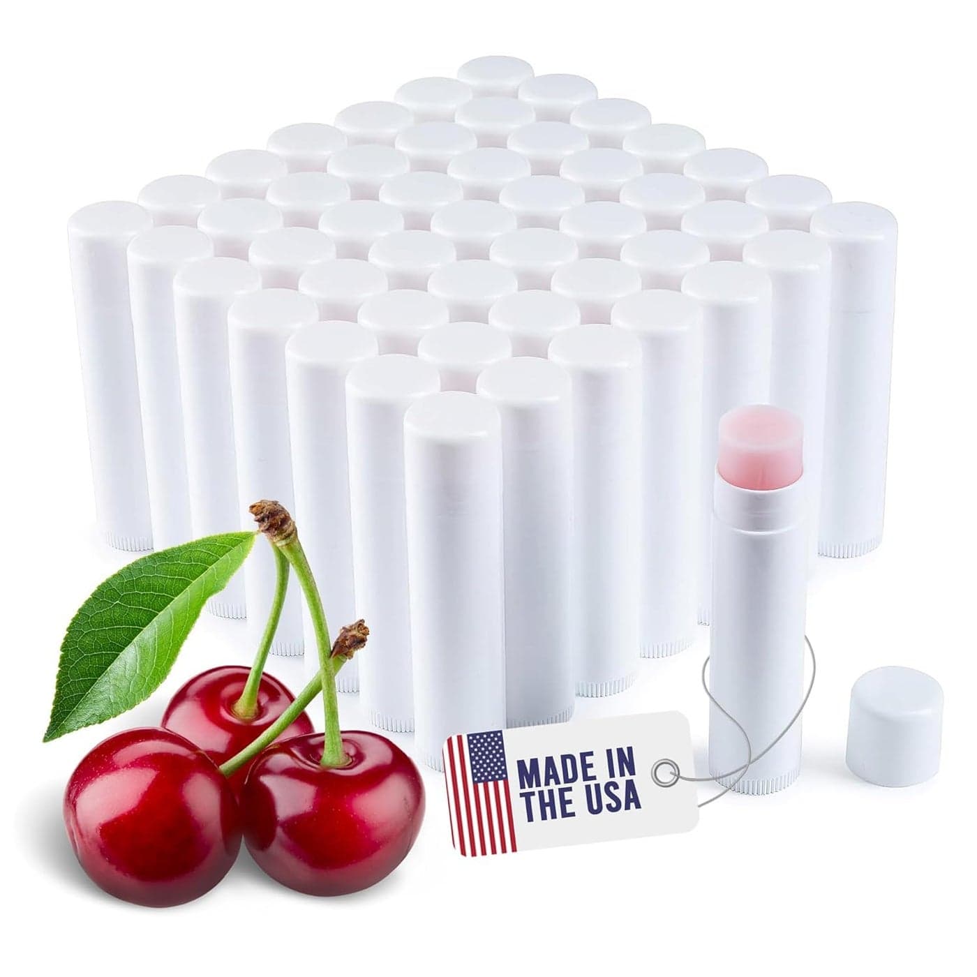 Lip Balm Bulk Unlabeled Made in USA Bulk Chapstick Natural Ingredients Vitamin E Shea Butter Custom Chapstick Bulk For Party Wedding Favors