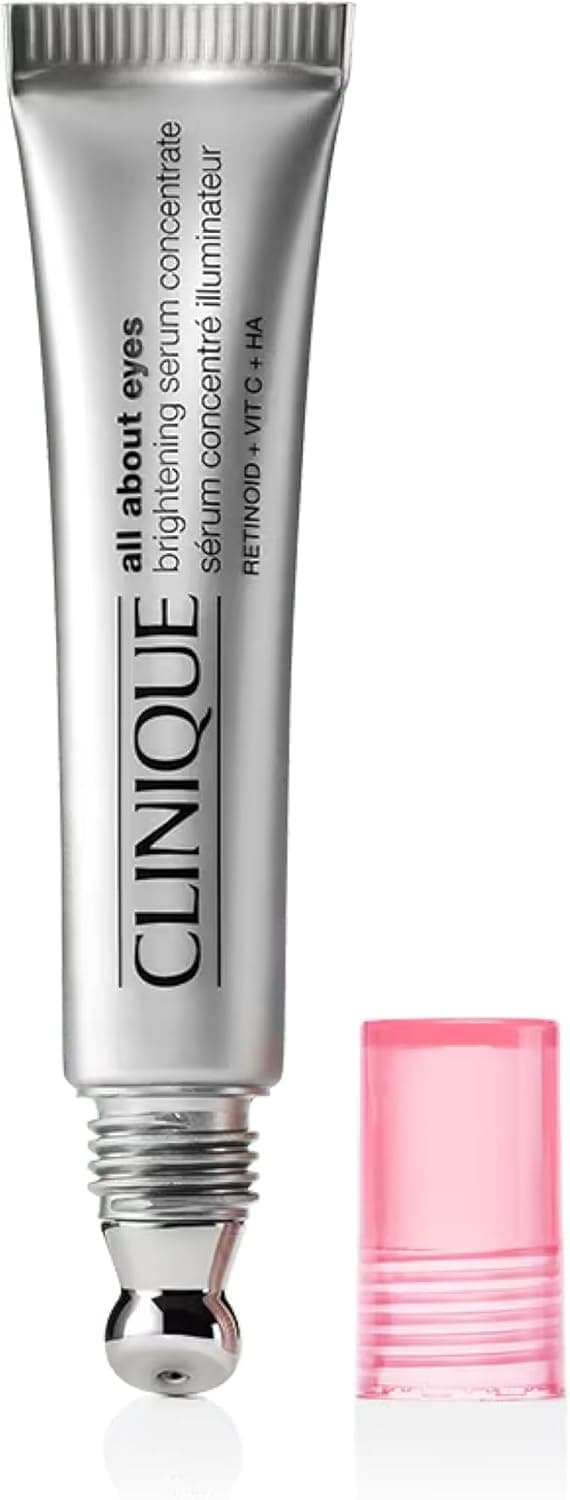Clinique All About Eyes Brightening Serum Concentrate With Vitamin C Hyaluronic Acid Retinoid Hydrating Visibly Reduces Dark Circles