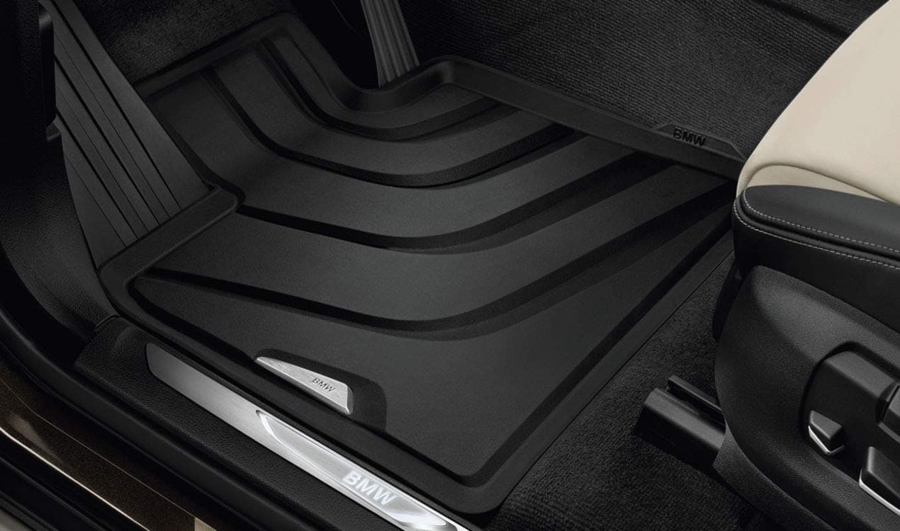 BMW 51472458440 AllWeather Floor Mats for F15 X5 Set of 2 Rear Mats