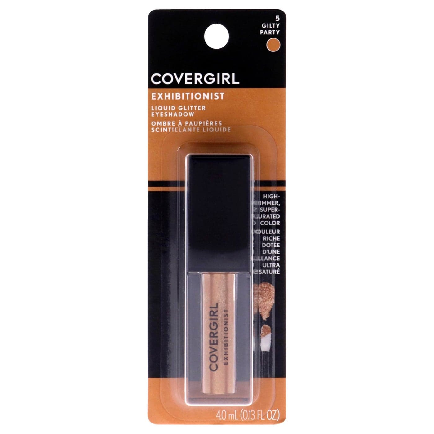 COVERGIRL Exhibitionist Liquid Glitter Eyeshadow Gilty Party 013 Ounce