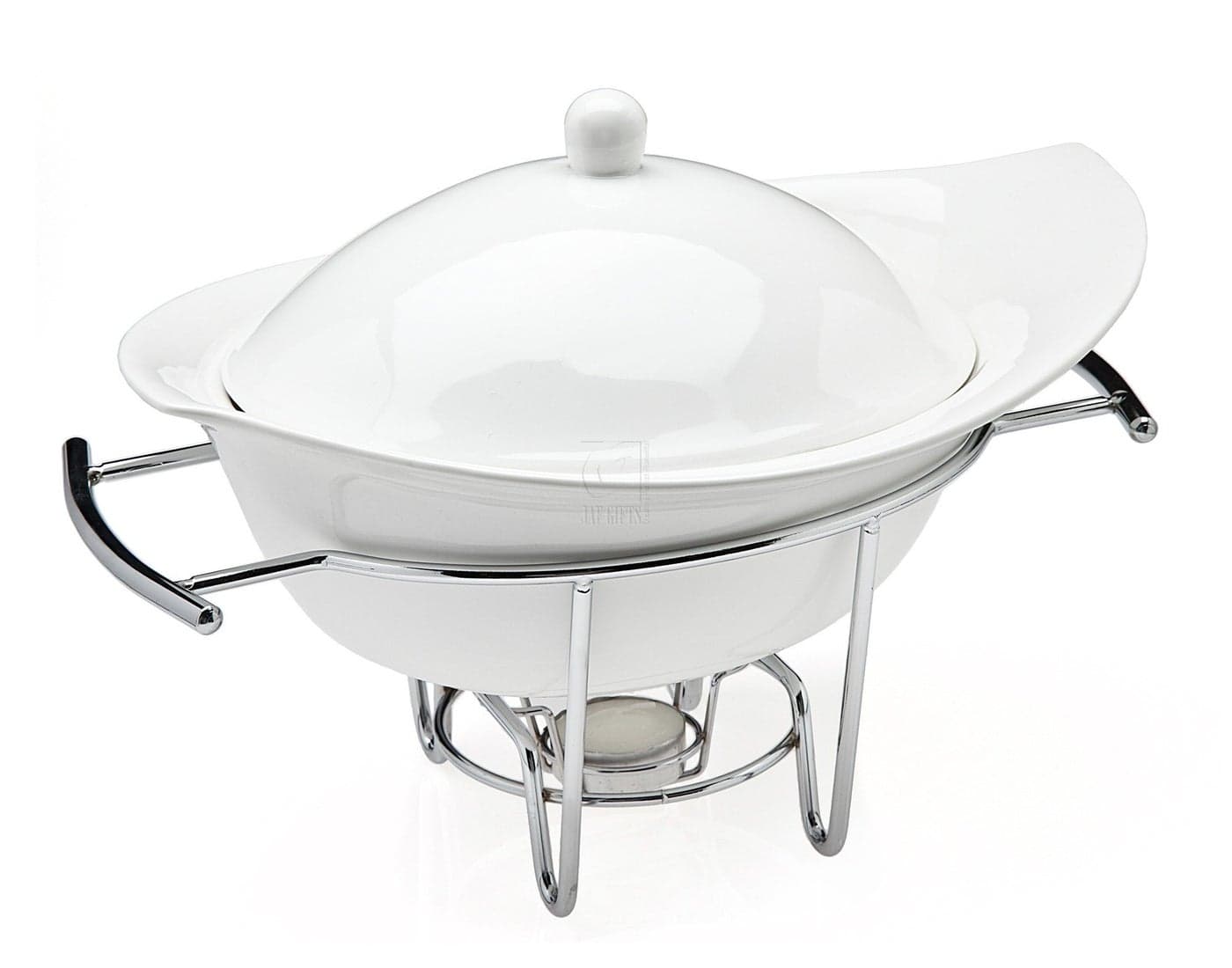 Godinger Natura 1 Quart Warmer for Hot Dishes, Fondue, Beverages and Holiday Dinner