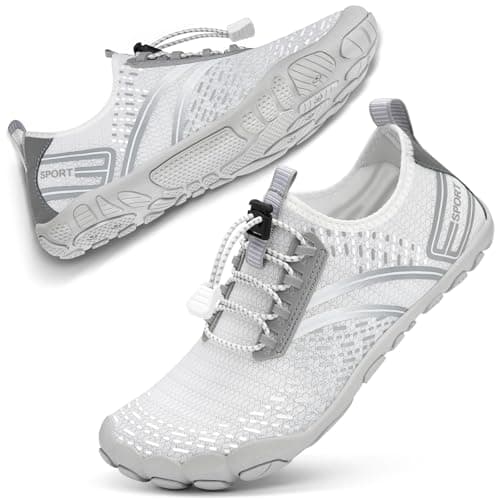 ATHMILE Hiking Barefoot Water Shoes for Women Men Beach Swim Aqua Pool River Quick Dry Athletic Wide Toe Outdoor Sport Kayaking Boating Rock Climbing Yoga Lake