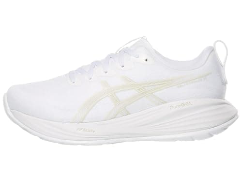 ASICS Women's Gel-Cumulus 27 Running Shoes, 9.5, White/Lake Grey