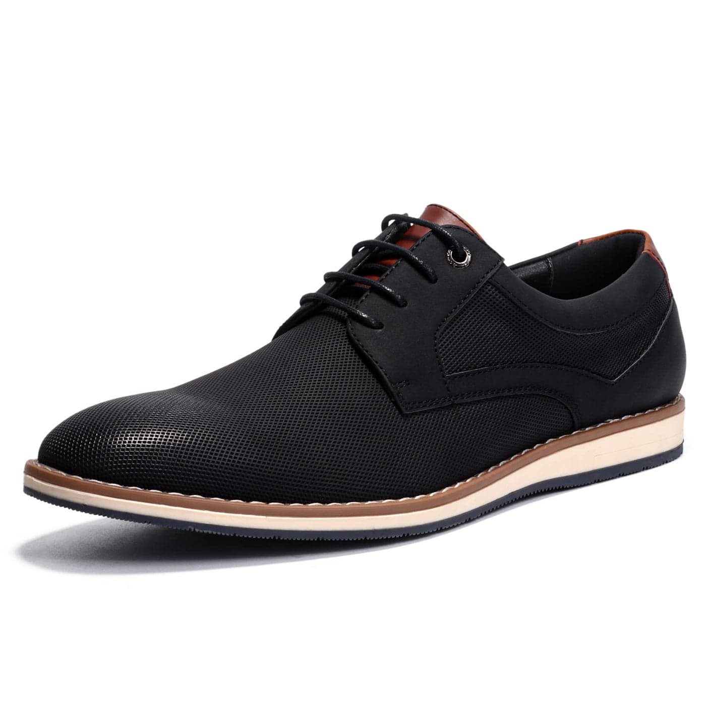 Mofri Mens Dress Shoes Size 13 Casual Oxford Black Dress Shoes for Men Comfortable