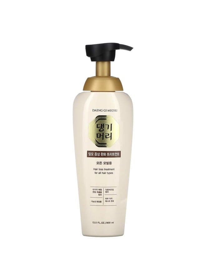 DAENG GI MEO RI - Hair loss care herbal treatment for all hair types 13.5 FL. OZ. - Nourishing, Revitalizing, Korean Hair Care.