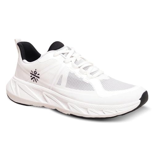 CULT Men's Traverse Running Shoes, Enhanced Cushioning, Enhanced Grip, Lighweight, High Traction, Sports Footwear for Men (CS704234UK10_UK10_Off White)