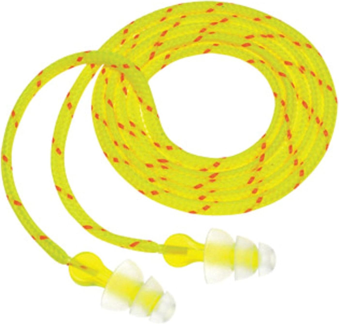 3M Peltor Tri-Flange Ear Plugs, Green, 3-Pack