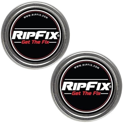 RipFix Hand Repair Balm for Dry Cracked Hands, Hand Salve for Gymnastics and Rock Climbers, Rip Fix Climbing Salve for Men and Women, Premium Gymnast Balm for Hardworking Hands, 2 Classic 1.34 oz Tins