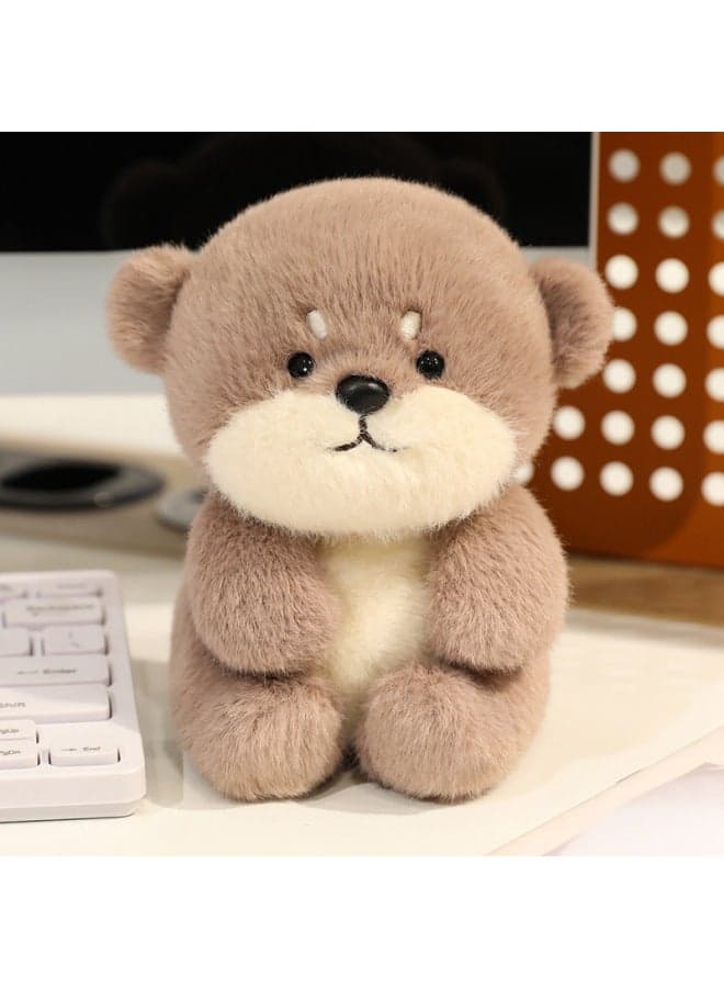 Table companion computer stand small decorative item cute plush Lazy water toy companion doll small figurine study stand birthday gift