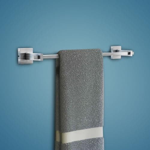 Kohler Towel Bar 450 mm | SS304 Stainless Steel Bathroom Towel Rod | Corrosion Resistant, Anti-Fingerprint, Anti-Peel | 17kg Load Capacity, 2 Years Warranty (Brushed Stainless Steel Finish)