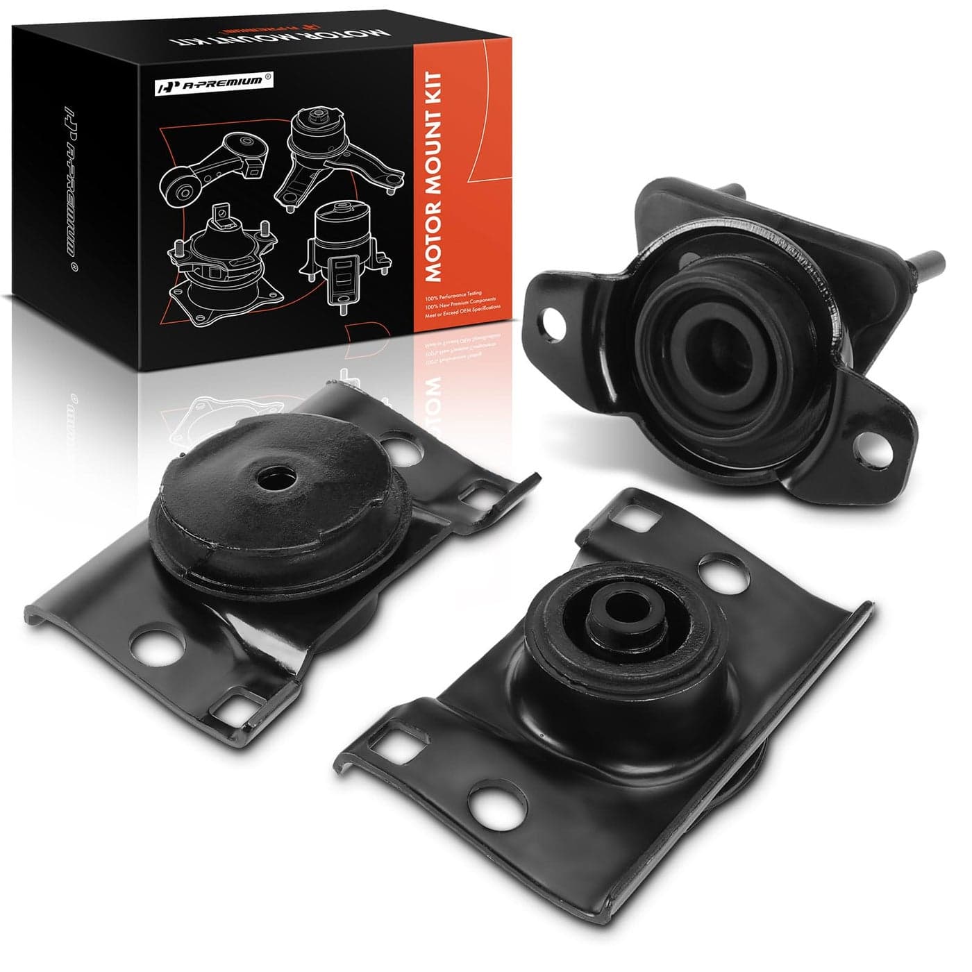 APremium 3PCS Engine Motor Mount and Transmission Mount Kit Compatible with Nissan Pathfinder 20082012 Titan 20042015 Armada 20052015 Infiniti QX56 20042010 4WD Automatic Transmission Only