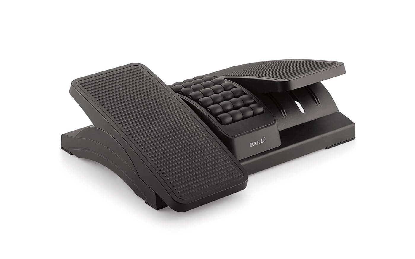 PALO034 PALO Ergonomic Two Heights & Angle Adjustable Split Type Pedal Footrest with Roller
