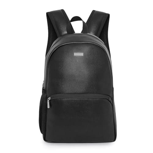 Giordano Standard Laptop Bag For Men and Women | Laptop Backpack | Unisex Zip Closure Backpack | Backpack with RFID Blocking, Black