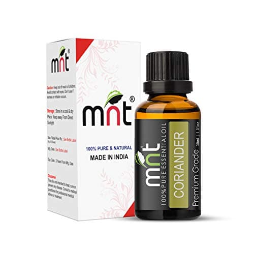 MNT Coriander Essential Oil 100% Pure Natural & Undiluted Therapeutic Grade & Aromatherapy for Hair Care and Skin Care (30ML)
