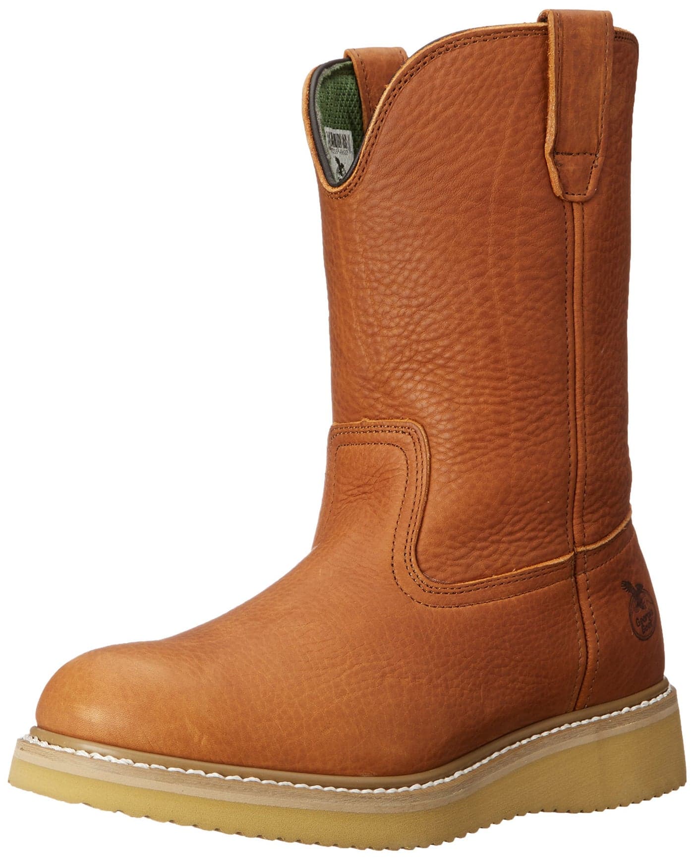 Georgia Boot Wedge Work Wellington Barracuda Gold Size 10M
