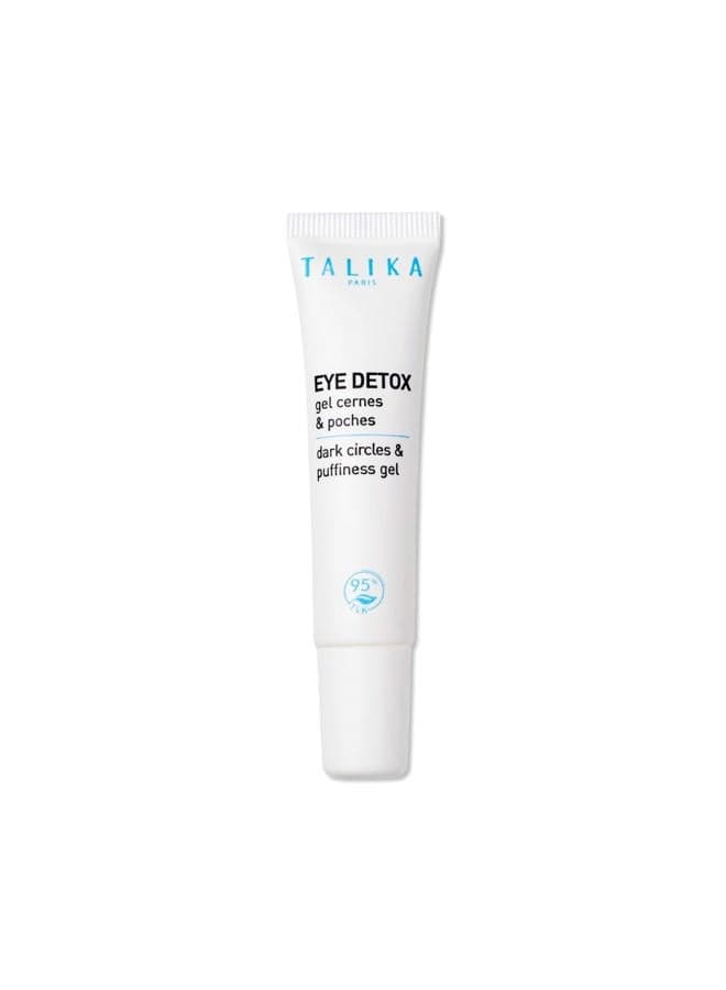 Eye Detox Gel - Dark Circles & Puffiness Gel, Quick-Absorbing Eye Care, New Caffeinated Blend, Depuffing, Brightening, Instantly Awakened Eye Contour, Anti-Dark Circles 0.33 Oz