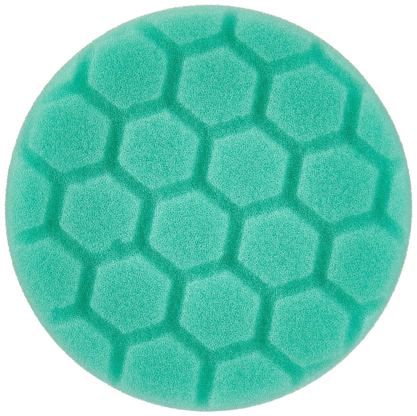 Chemical Guys BUFX_103_HEX4 HexLogic Heavy Polishing Pad Green 45 Inch Fits 4 Inch Backing Plate 1 Pad Included