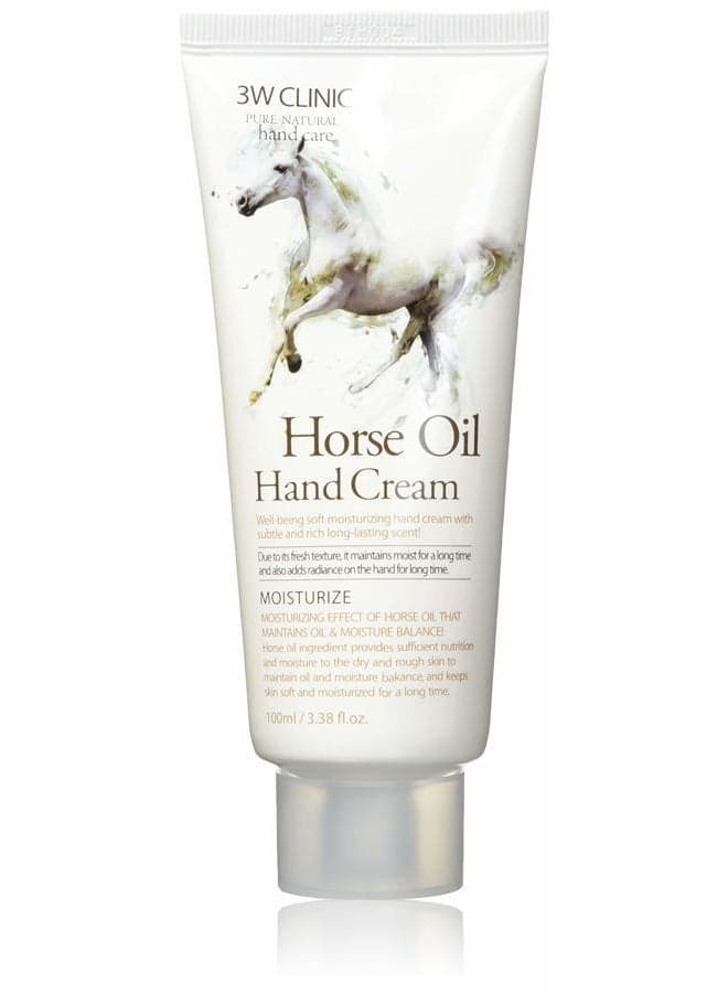 Hand Cream, Horse Oil, 3.38 Ounce