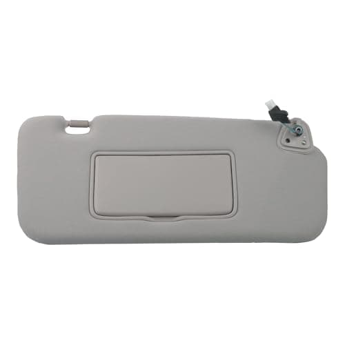 Dasbecan Right Passenger Side Sun Visor with Light Compatible with Nissan Murano 2009 2010 2011 2012 2013 2014 Gray 96400-1AA1B