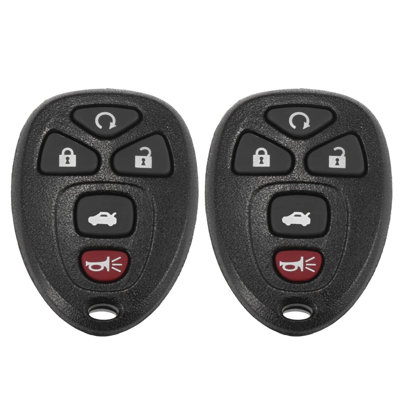 X AUTOHAUX 2pcs 315MHz KOBGT04A Keyless Entry Remote Car Key Fob for Chevy Malibu 20042012 for Pontiac G6 0510 G5 0709 Grand Prix 0508 for Buick LaCrosse 0509 22733524 5 Buttons