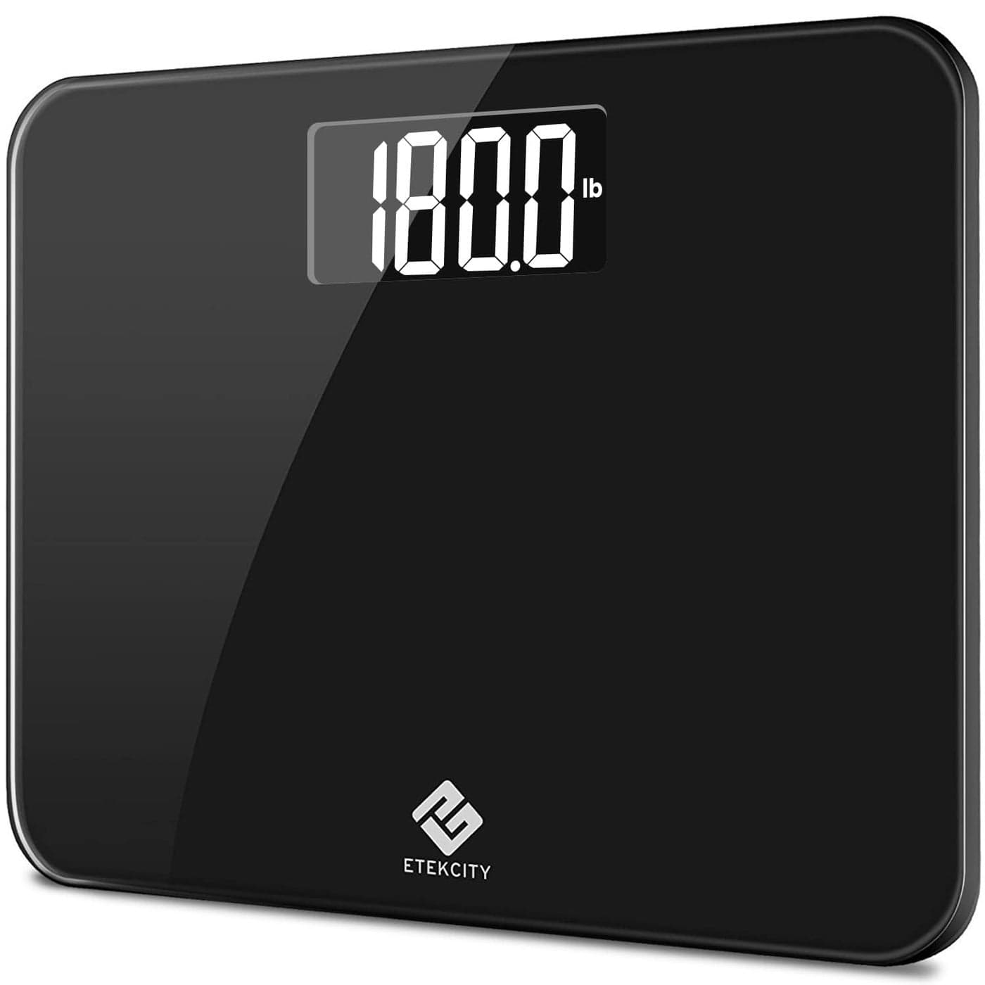 Etekcity Scale for Body Weight Bathroom Digital Weighing Machine for People Extra Wide Platform and High Capacity Accurate and Safe Large Number and EasytoRead on Backlit LCD Display 440 lb