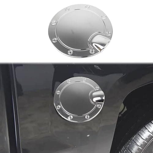 Fewshaw Fuel Tank Door Cover Gas Cap Molding Accessories Trim for 20142018 Chevrolet Silverado for GMC Sierra chrome