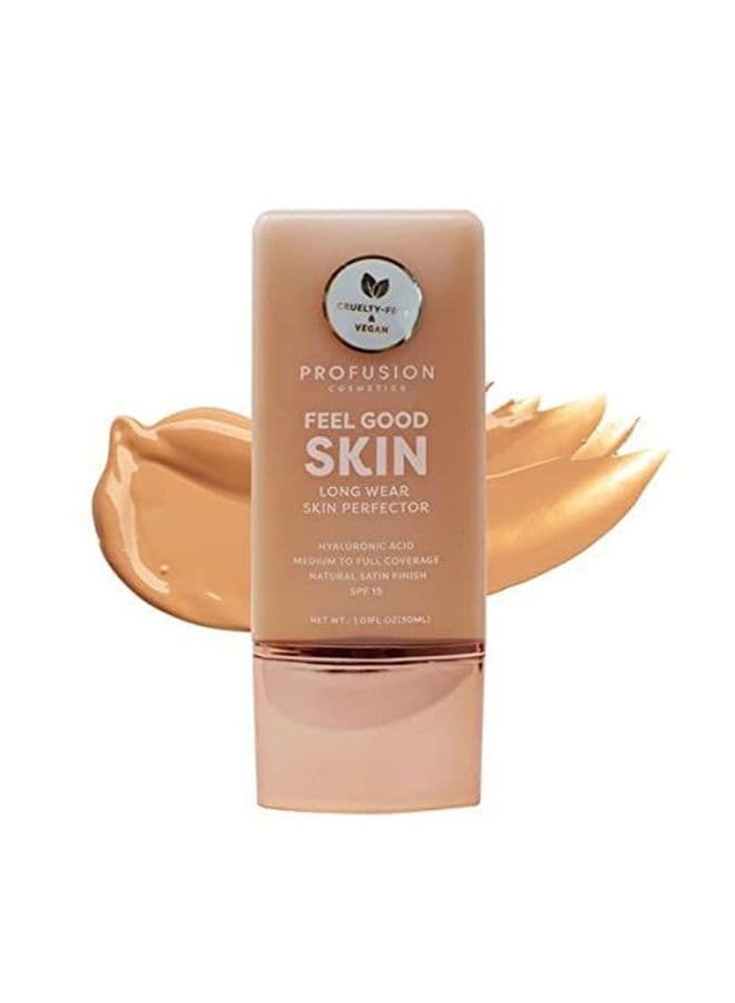 Cruelty-free Lightweight Feel Good Skin Liquid Foundation: Medium 5