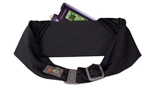 BANDI KIDS Pocket Belt for Medical, Sports, Play, Comfortable Adjustable Fit, Made In USA (Black Solid)