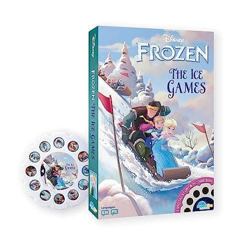 Moonlite Storytime Disneys Frozen The Ice Games A Magical Read Together Projector Sold Separately Single Disc Pack for Kids Toddlers Learning Gifts for Kids Ages 12 Months Up