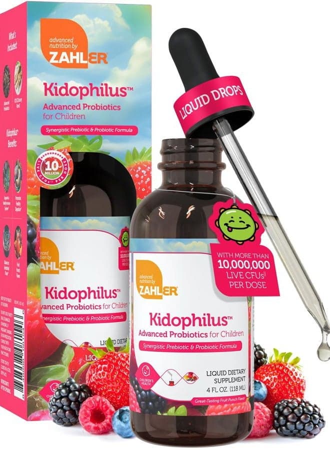 , Kidophilus, Probiotic for Children, Fruit Punch, 118 ml (4 fl oz)