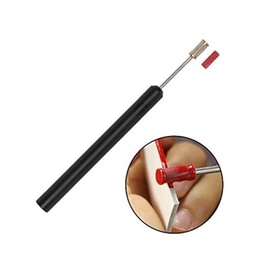WUTA Leather Edge Dye Roller Pen Double Bearing Stable Edge Treatment Oil Painting Applicator Pro w2 Head Craft Tool Bag Repair Craftool Kit Bag Kote Dies Supplier