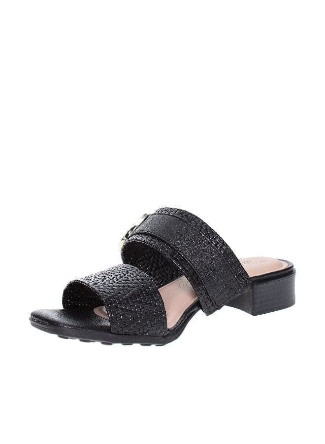 Modare Ladies Low Heel Sandals Black | Made In Brazil — 37 EU