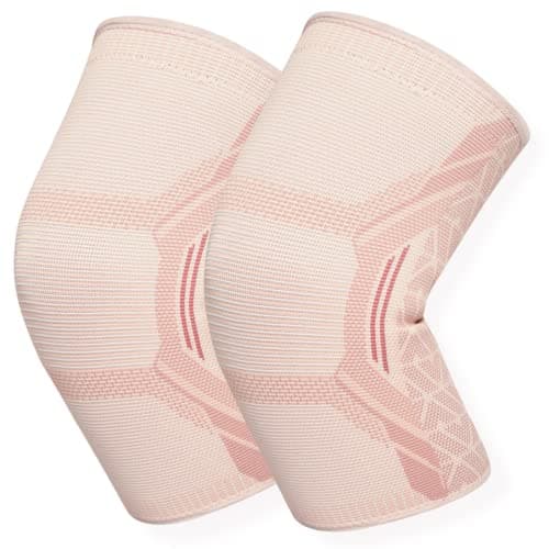 DR. FITZY (1 PAIR Anti-slip and breathable sports knee caps for women gym, patella knee support for woman running and squats, high compression ortho knee cap for woman(2pcs knee pads for women)