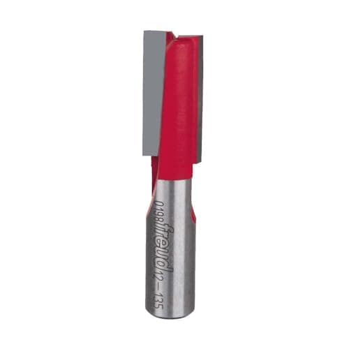 Freud 12-135: 1-9/32" (Dia.) Double Flute Straight Bit with 1/2" Shank