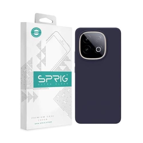 SPRIG Compatible with iQOO Neo 10 Premium SilkTone Back Cover Drop Tested Shock Proof Mobile Case for Men, Women, Boys and Girls with Camera Protection (Midnight Blue)
