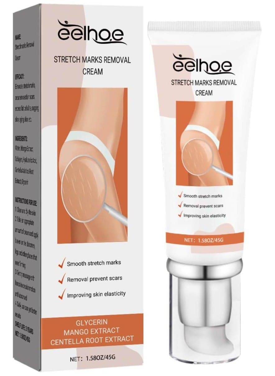 Eelhoe Pregnancy Scar Repair Cream Removal Maternity Pregnant Women Pregnancy Scar Repair Anti-Winkle Skin Body Care Stretch Marks Remove Cream Effect Essenti Skin Care Repair Anti-White Stretch Repair Anti Winkle Skin