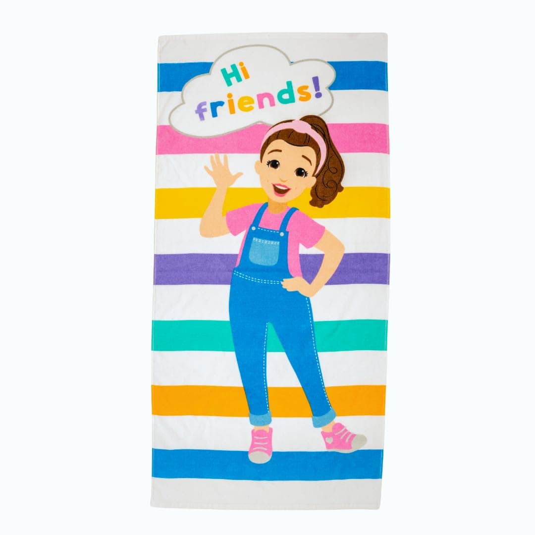 Franco Ms Rachel Kids Super Soft Cotton BathPoolBeach Towel 58 in x 28 in Officially Licensed Product