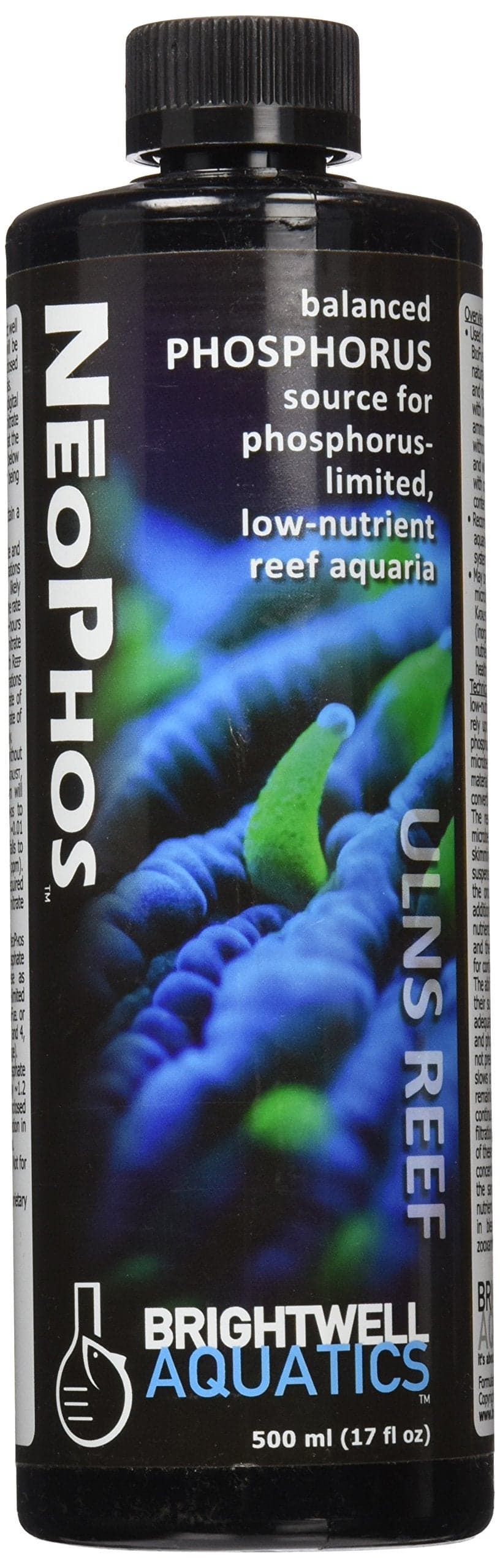 Brightwell Aquatics - NeoPhos - Balanced Phosphorus Source for Phosphorus-Limited, Low-Nutrient Reef Aquaria - Aquarium Water Treatments, 16.9 fl oz