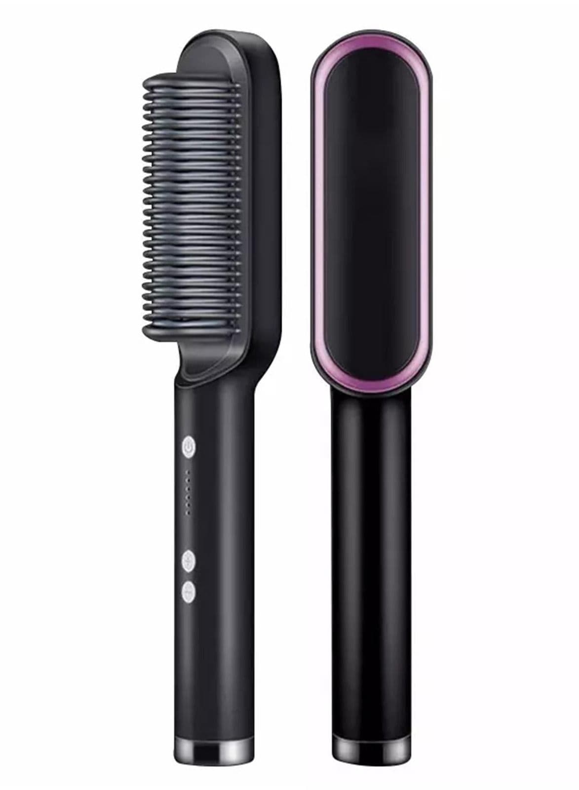 Electric Ceramic Hair Straightener Comb for Women & Men, Hair Styler, Straightening Machine with 5 Temperature Heating Control
