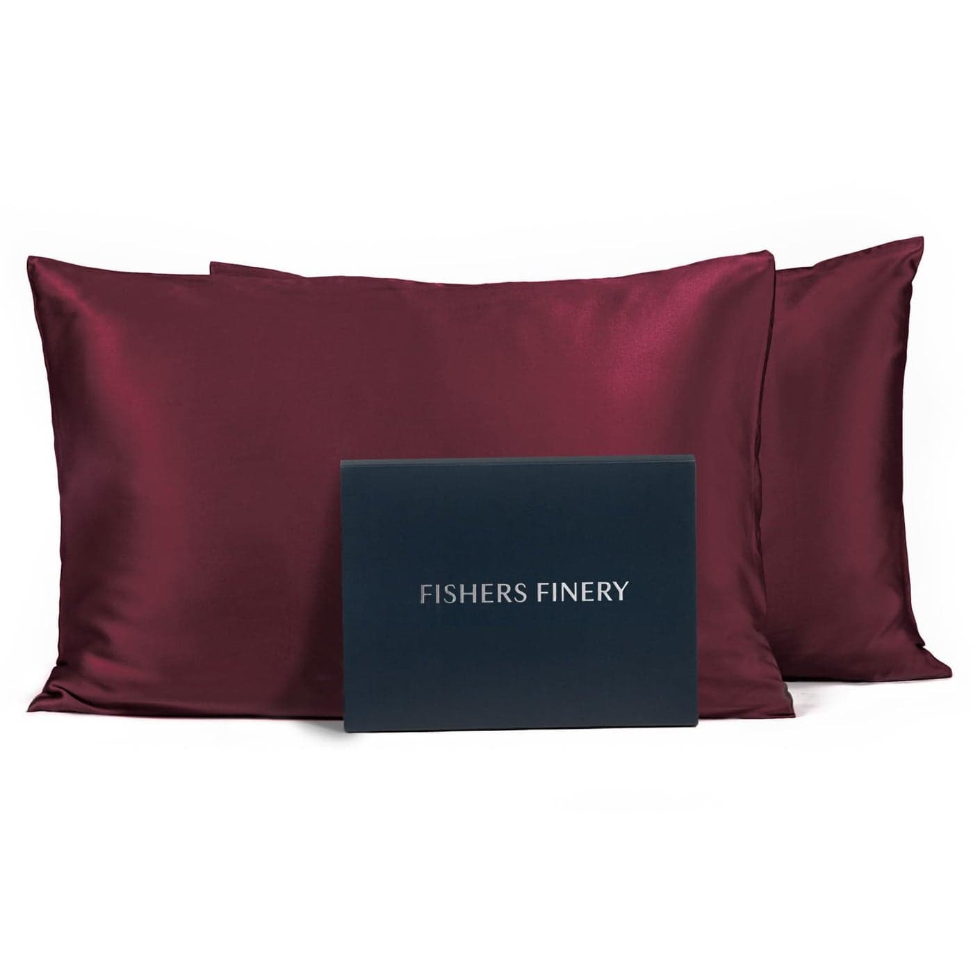 Fishers Finery 25mm 100 Pure Mulberry Silk Pillowcase Set Good Housekeeping Winner White Stripe King 2 Pack