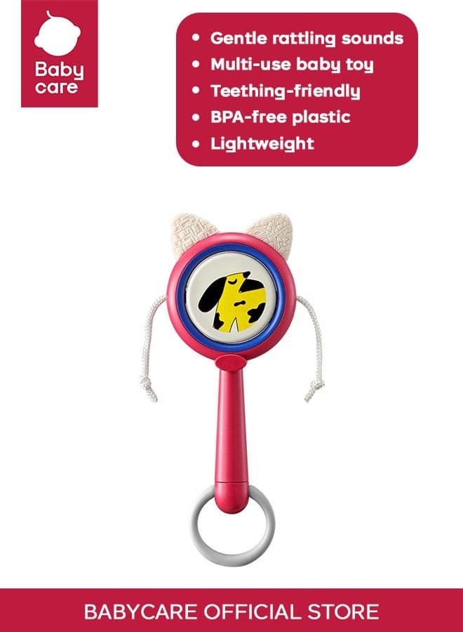 Babycare - Baby 3-In-1 Rattle Toys - Red