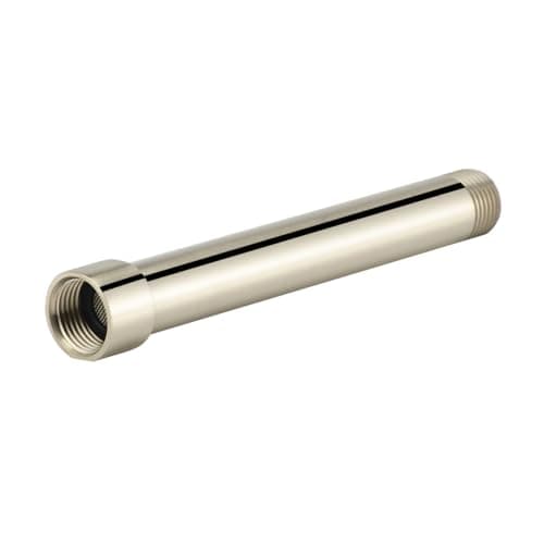 Purelux Shower Arm Extension, 6 inches Shower Head Extender Water Outlet Lowers Existing Shower Head, Brushed Nickel Finish Made of Solid Stainless Steel