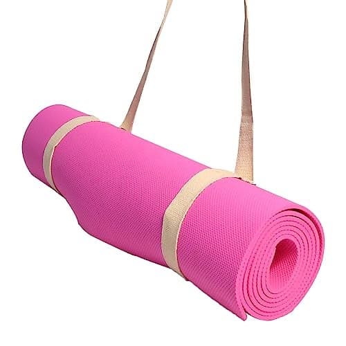 USI UNIVERSAL Yoga Mat, 60cmx183cm Yoga Mat, Dense Foam, Non-slip, Durable, Light Weight 6 mm Yoga Mat For Men & Women, High Density Anti-Tear Exercise Yoga Mat with Carrying Strap