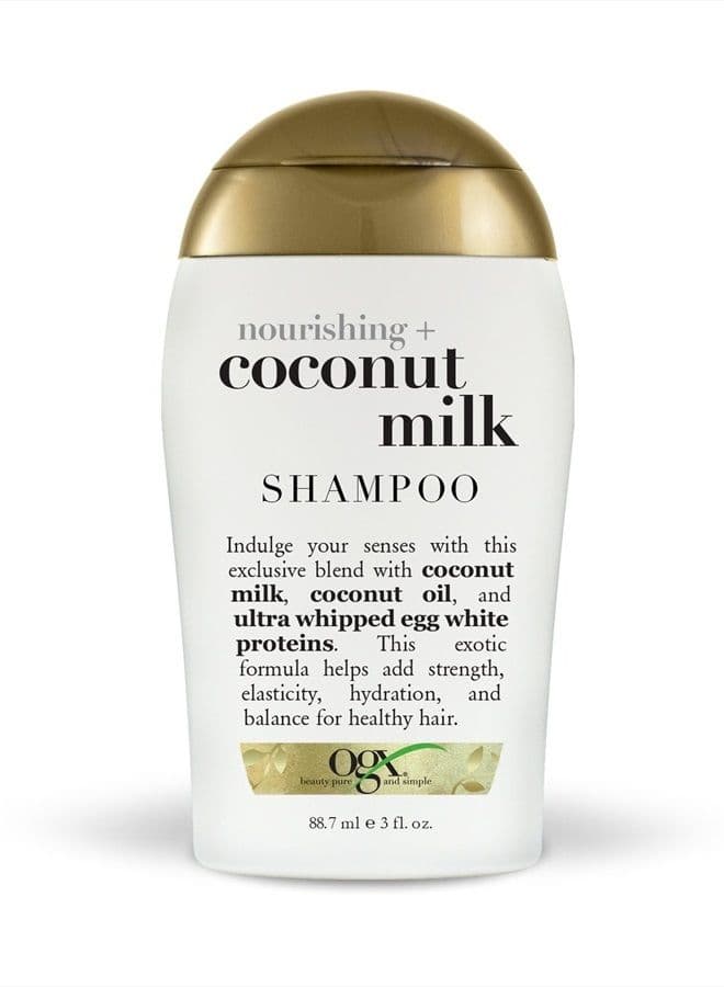 Trial Size Nourishing Shampoo Ounce, Coconut Milk, 3 Fl Oz